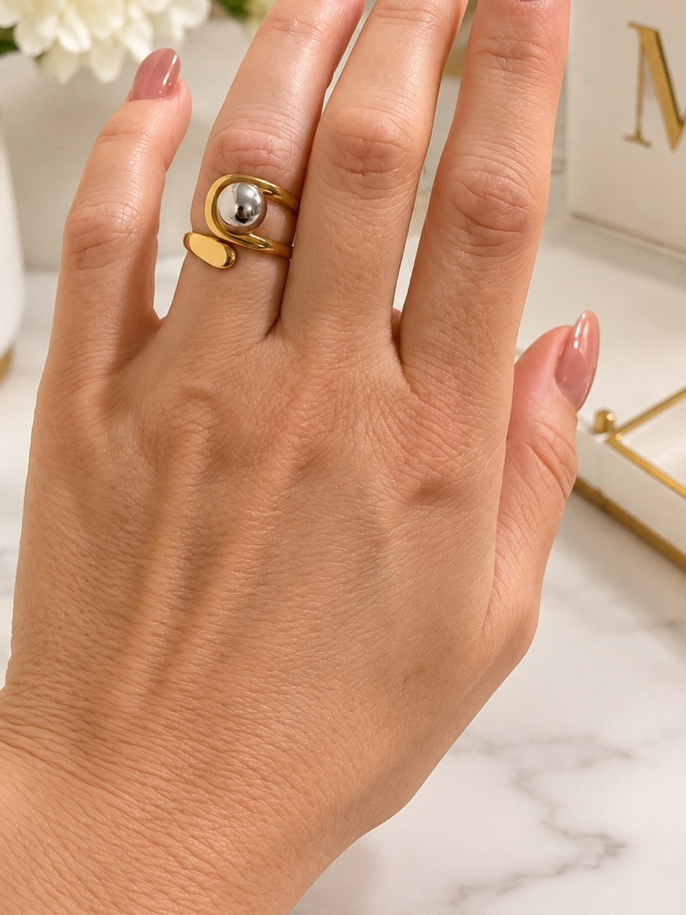 Minimalist Stainless Steel Ring,
